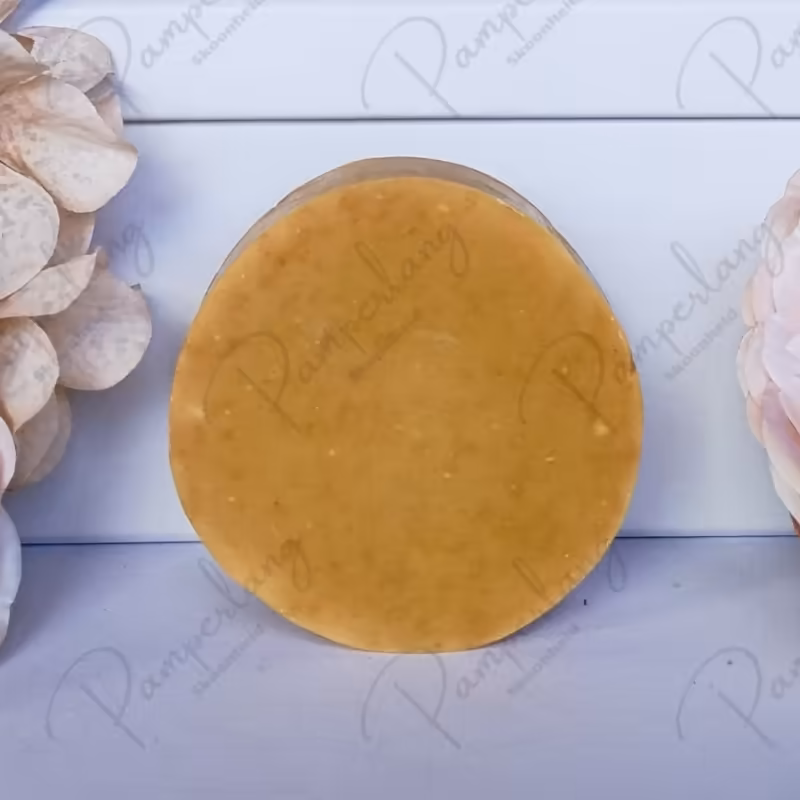 Pamperlang product handmadesoap tumeric 100g